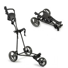 Folding golf pull trolley - golf,