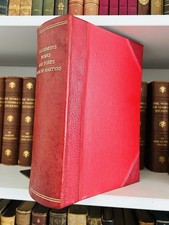 Rare Works of Goldsmith & Foxe's Book of Martyrs Red Leather Rebind c. 1836