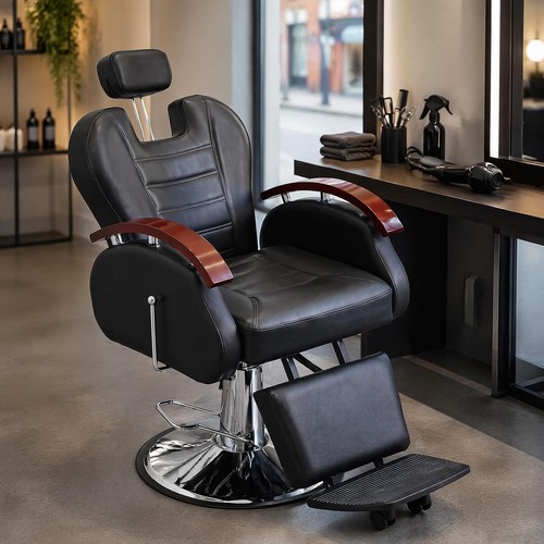 Reclining barber chair - chair, salon