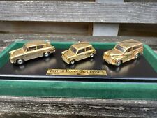 DIECAST CAR LIMITED EDITION BRITISH MOTORING CLASSICS OF THE 1960s GOLD PLATED.