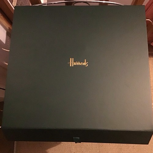 Christmas harrods hamper box - box,