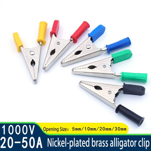 Insulated crocodile clips - insulated,