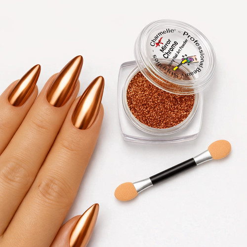 Nail chrome powder colours - nail,