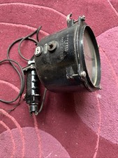 Vintage WWII 1940's Navy Army Morse Code Aldis Signal Lamp Spotlight