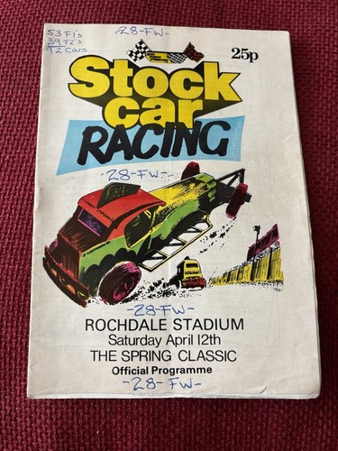 Stockcars rochdale 1980 - f1,