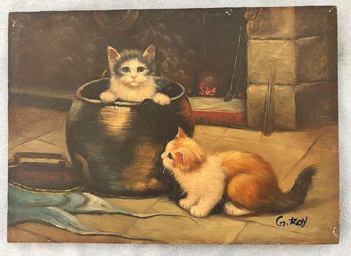 Nice vintage cats kittens - vintage,