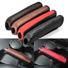 1x Universal Car Gears Handbrake Cover Shift Lever Cover Collars Handbrake Cover