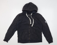 Quba Sails Men's Black Medium Full Zip Hoodie