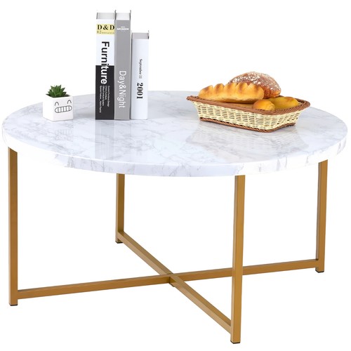 Marble effect round coffee - marble,