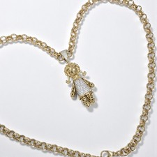 9ct Gold XP Ragdoll Pendant On