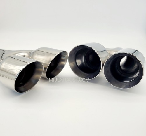 Twin slash cut - twin, exhaust