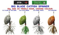 MADCAT BIG BLADE CATFISH SPINNER LARGE SEA FISHING LURE PIKE BASS SALMON TROUT