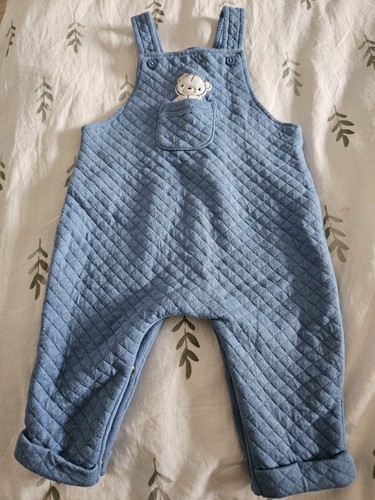 Baby boy blue dungarees - baby, size