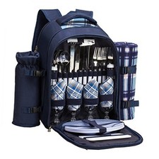  Picnic Backpack Set for 4