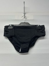 Women’s Seafolly Black Retro Brief Bikini Bottoms Size 14 (Large) Brand New 