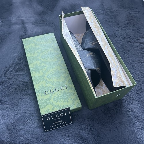 Gucci sliders black and grey - black,