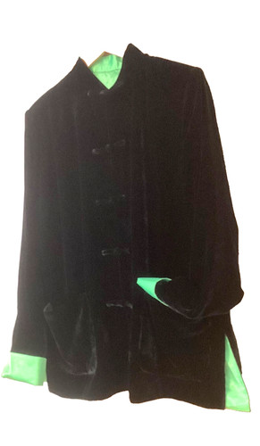 Black silk velvet tang - 60%,
