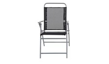 Argos Home Atlantic Chair Folding Garden Metal Outdoor Seating Chair 293967 R SC