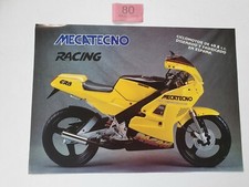 MECATECNO RACING CR8  MOTORCYCLE  BROCHURE DOUBLE SIDED SPEC TO REAR 