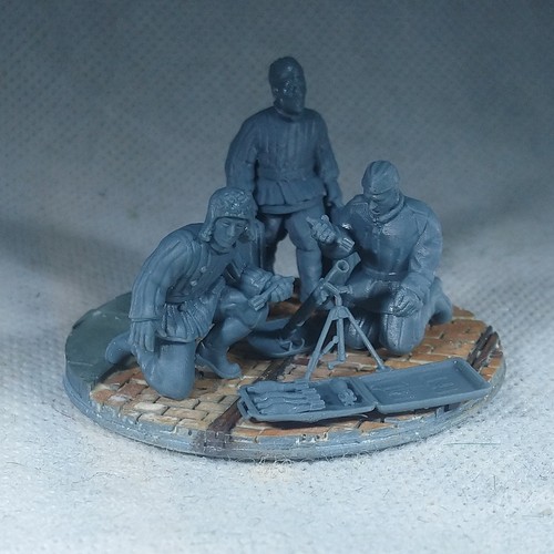 Ww2 soviet 50mm mortar team - 50mm,