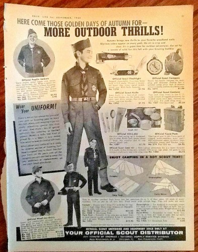 Boy scout equipment 50s - equipment,