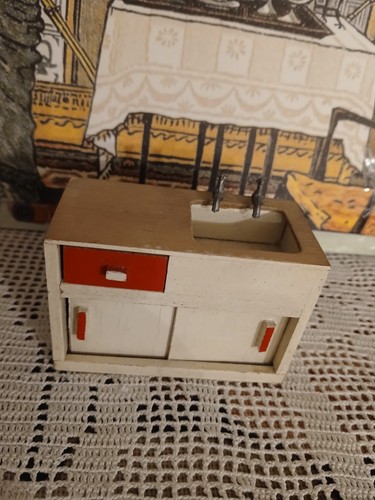 Dolls house vintage sink - ,
