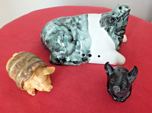Pig figurine ornaments incl - 3,