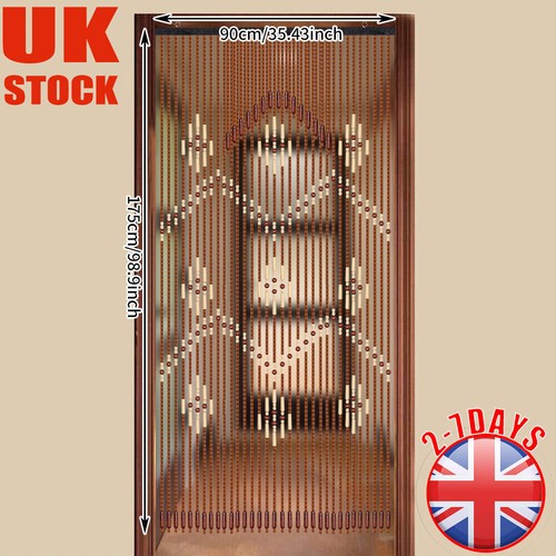 Wooden beaded bamboo door - beaded,