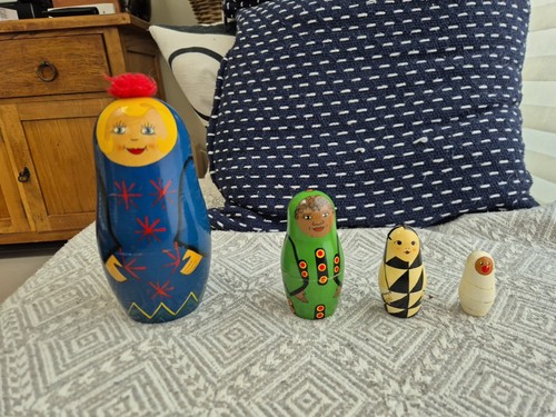 Vintage russian nesting - russian, dolls