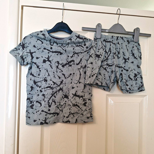George boys paint splatter - george,