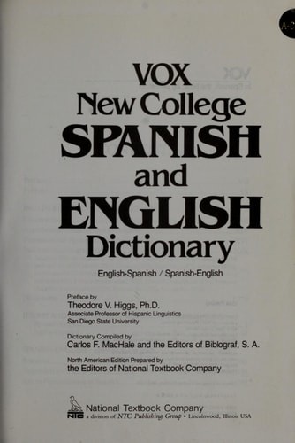 Vox modern college spanish - vox,
