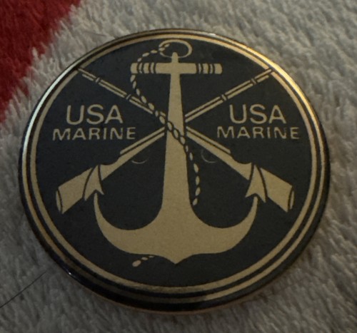 Usa marine pin - marine,