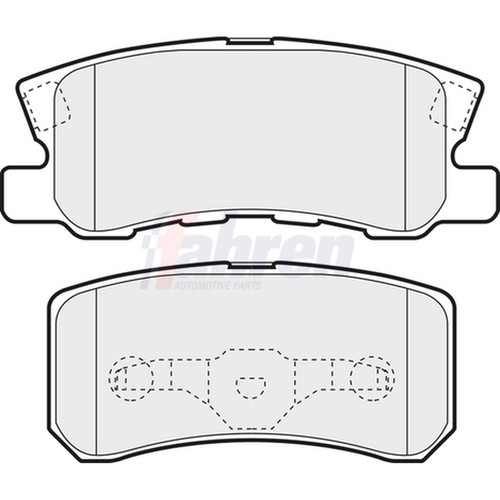Brake pads set for - for, mitsubishi
