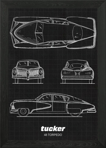 Tucker torpedo framed wall - 48,
