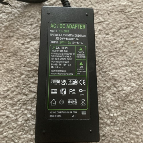 24v adapter model cj - 3a,