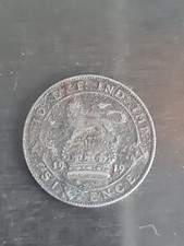 Six Pence Silver Coin 1919  -