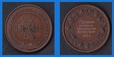 FARNBOROUGH - AGRICULTURAL & HORTICULTURAL   1903 Named prize medal.  42 mm   EF
