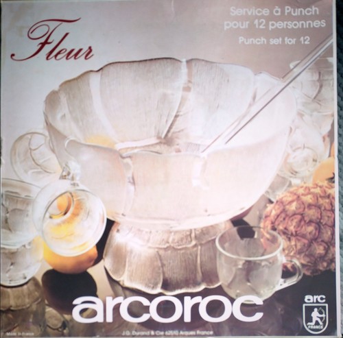 Arcoroc pce punch bowl - 12, set