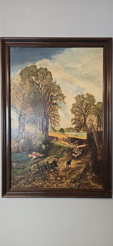 The cornfield vintage oil - vintage,