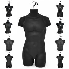 Black High Quality Half/Full Hanging Mannequin Torso Body Form Display Bust