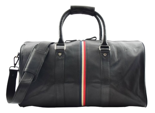 Real leather holdall - real,