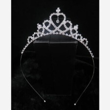 Kids Girls Child Wedding Prom Crystal Rhinestones Tiara Princess Crown Headband