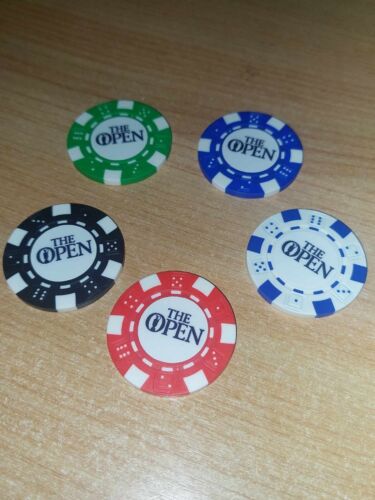 The open poker chip golf - the,