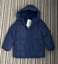 Marks & Spencer Boys Coat Navy