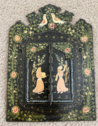 Hand painted folk art - hand-painted, arched