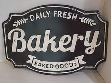 Rustic Metal Sign"Daily Fresh