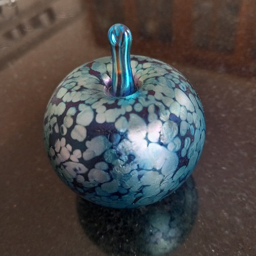 Art glass paperweight - glass,