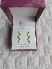 Rachel Zoe Jewelry | Rachel Zoe Sterling Silver Snake's Earrings | Color: Gold 