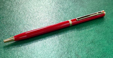 VINTAGE JAGUAR RED & GOLD BALL POINT PEN - c1980s-1990s - Memorabilia