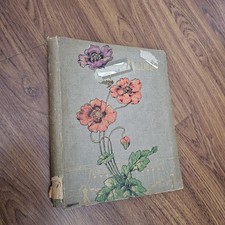 Antique postcard card album - postcard,